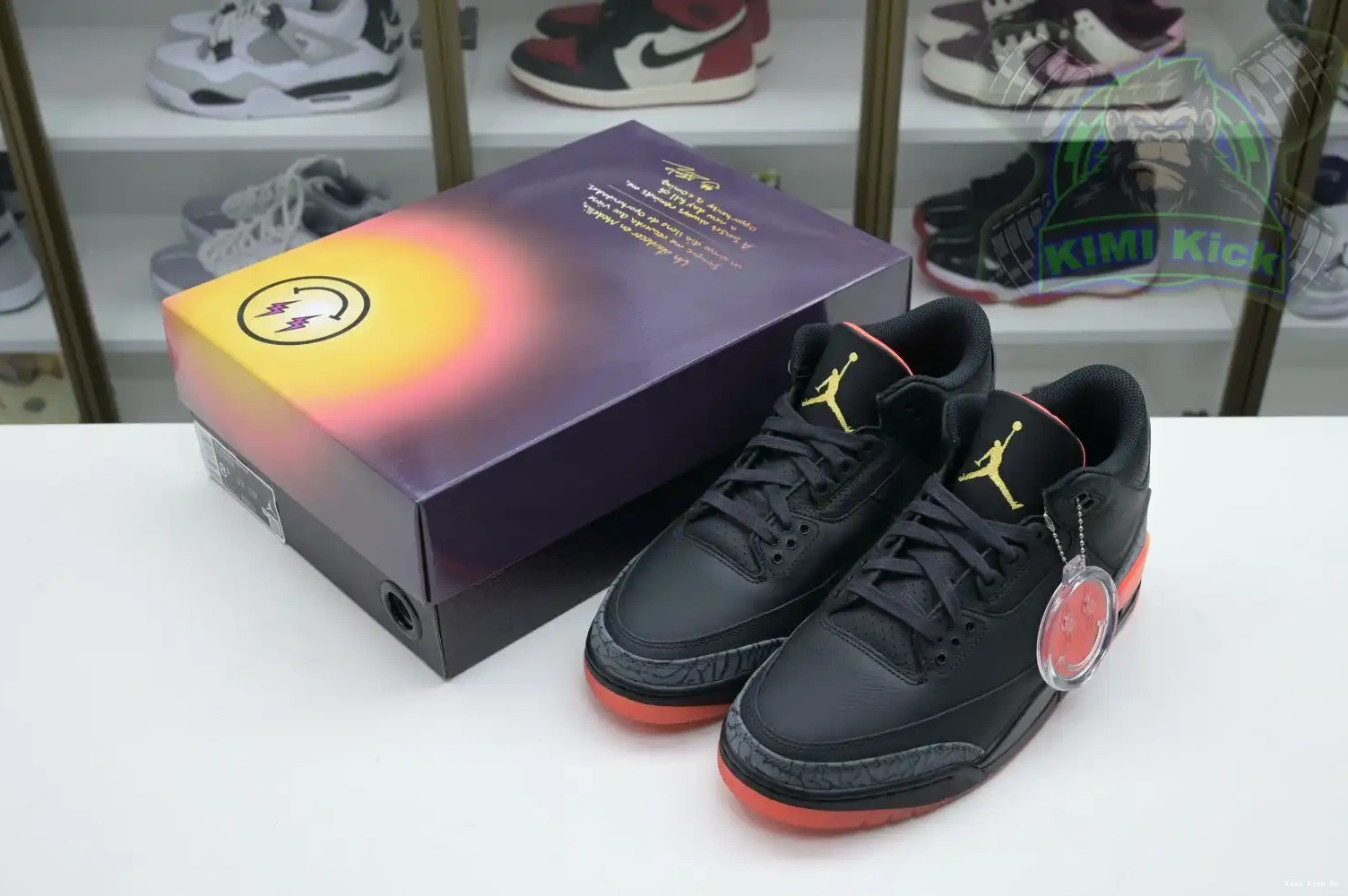 x J Jordan 3 Kimikick Air Balvin 0403